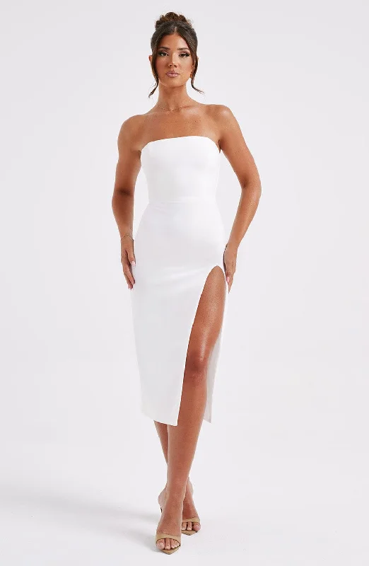 Emmaline Midi Dress - Ivory